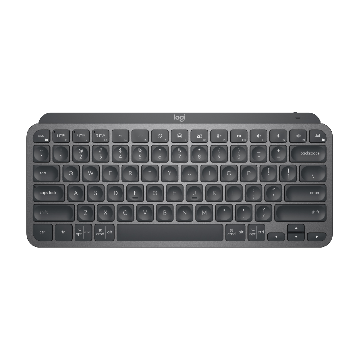 Teclado Compacto Iluminado Logitech MX Keys Mini Bluetooth Multi-Device Graphite SP | Precisión y Diseño Premium