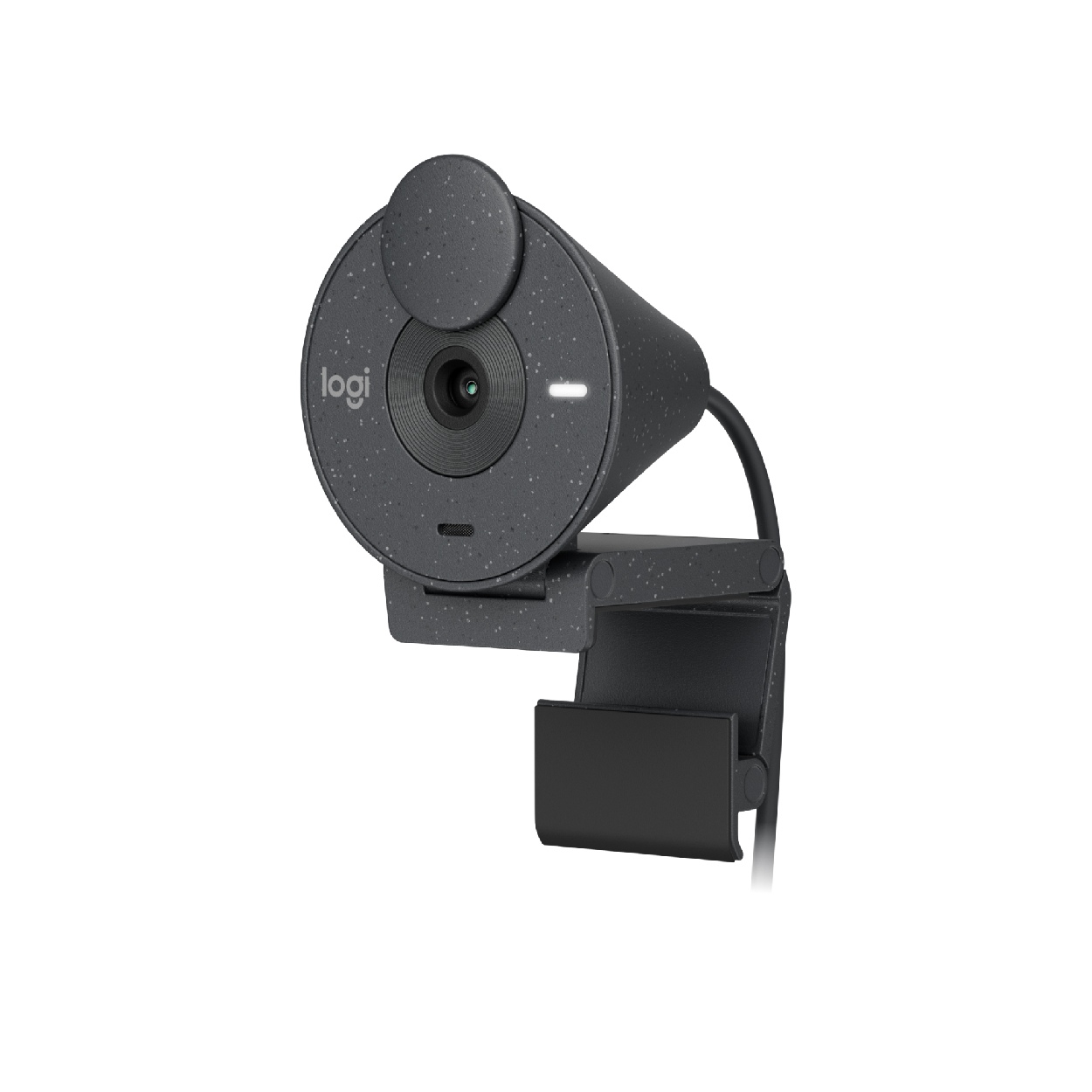 Cámara Web Logitech Brio 300 FHD 1080p USB-C Black | Videollamadas Claras con Corrección de Luz